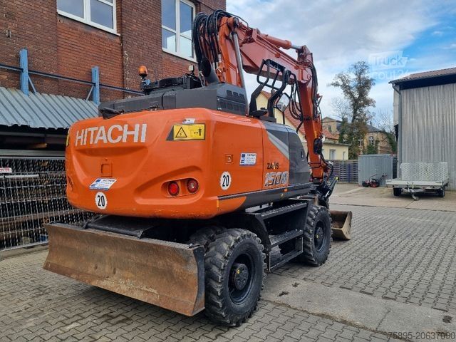 Mobilbagger HITACHI ZX150W-7+ SW OQ 60+ Tilt