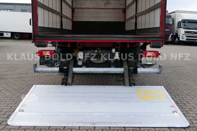 Samochód ciężarowy z plandeką typu platforma RENAULT DWide 18.320 Pritsche Plane Vollluft XL-Tank LBW