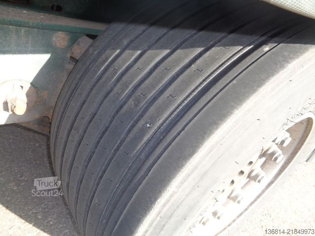 Semirremolque abierto con toldo KÖGEL S24-1 Mega 435/50 R19,5 Liftachse SAF