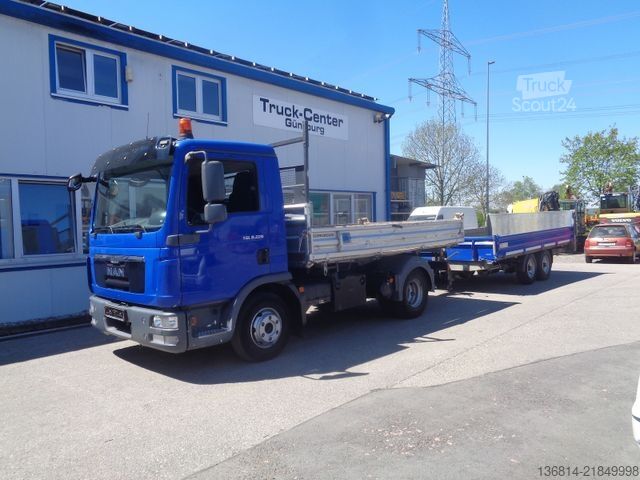 Trójstronna wywrotka MAN TGL 8.220 4x2 BB Meiller AHK + Hydraulik