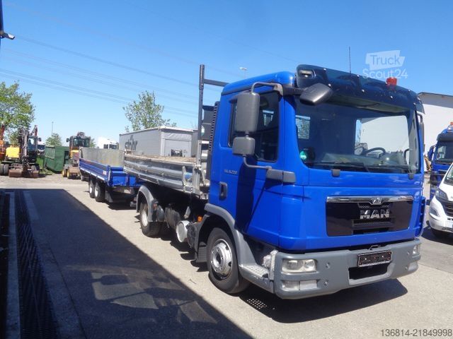 Trójstronna wywrotka MAN TGL 8.220 4x2 BB Meiller AHK + Hydraulik