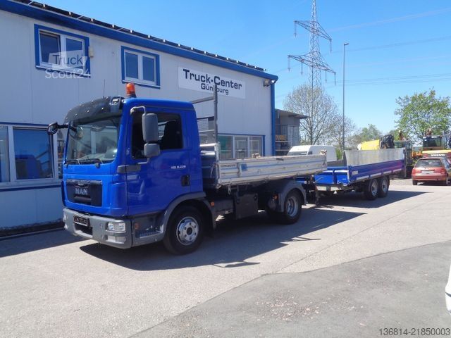Trójstronna wywrotka MAN TGL 8.220 4x2 BB Meiller AHK + Hydraulik