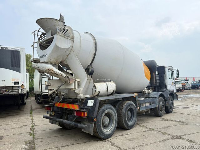 Miešačka betónu na podvozku MAN 32.364 8X4 CIFA Beton 9M3 Mixer Spring/Spring ZF