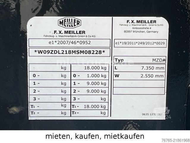 Reboque basculante trilateral MEILLER MZDA 18/23,mieten,kaufen,mietkauf 445