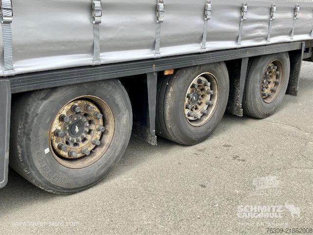 Otvorený náves s plachtou Schmitz Cargobull Curtainsider Mega Staplerhalterung Getränke