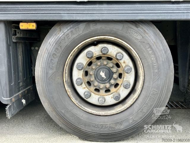 Semi-reboque aberto com lona Schmitz Cargobull Curtainsider Mega Staplerhalterung Getränke