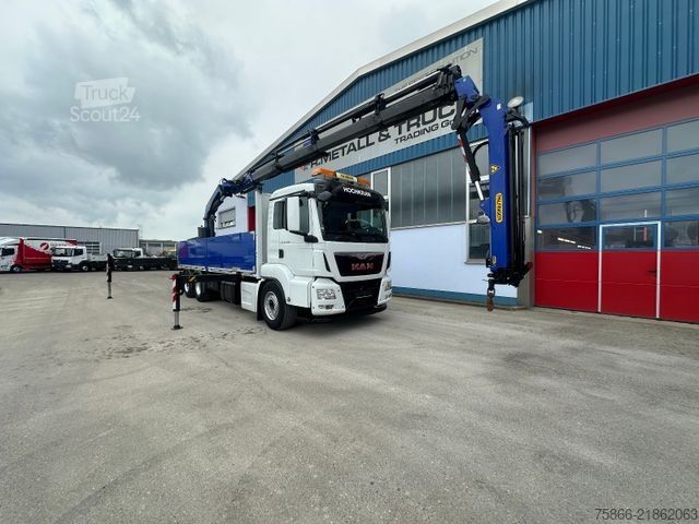 Grua montada em camião MAN 26.480 TGS BLL 6x2 Palfinger PK 34.002 SH FlyJib