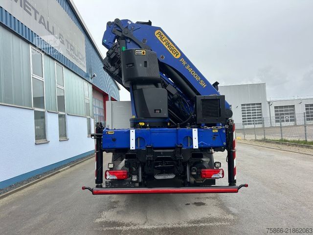Кран, монтиран на камион MAN 26.480 TGS BLL 6x2 Palfinger PK 34.002 SH FlyJib