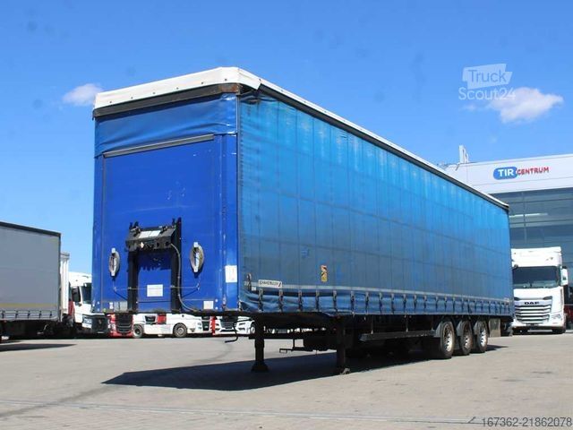 Otevřený návěs s plachtou SCHWARZMÜLLER SPA3/E, LOWDECK, SAF, MULTILOCK, LIFTING AXLE