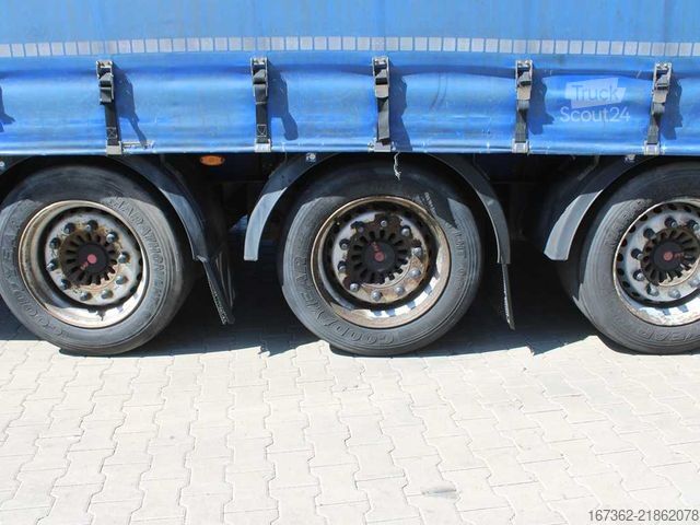 Otevřený návěs s plachtou SCHWARZMÜLLER SPA3/E, LOWDECK, SAF, MULTILOCK, LIFTING AXLE