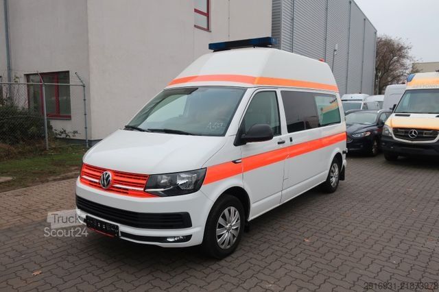 Autospecială de pompieri VOLKSWAGEN T6 Transporter Hochdach lang/KTW/Klima/Automatik