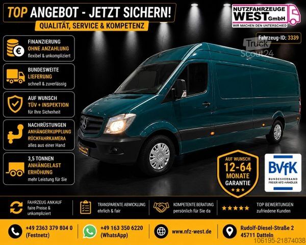 Bestelwagen met verhoogd dak MERCEDES-BENZ Sprinter 316 CDI Maxi XXL Extra Lang+Hoch*1.Hand