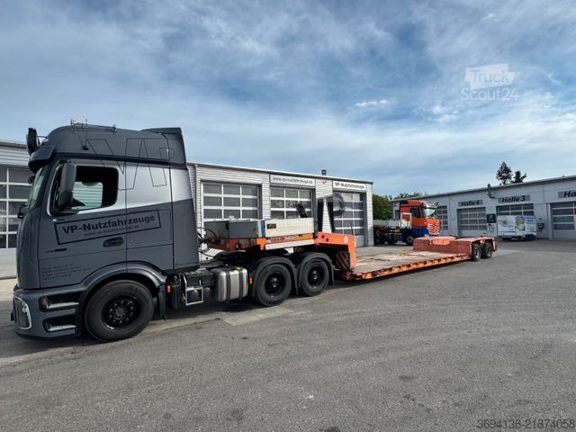 Lavbygd semitrailer GOLDHOFER STZ-VL-2-24/80A Flachbett abfahrbarer Hals