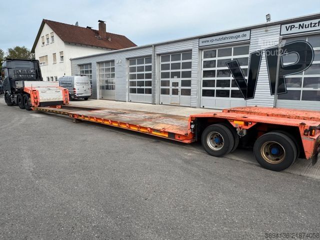Lavbygd semitrailer GOLDHOFER STZ-VL-2-24/80A Flachbett abfahrbarer Hals