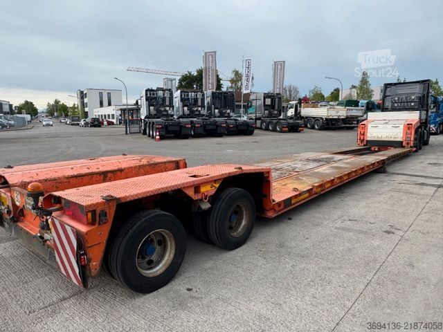 Lavbygd semitrailer GOLDHOFER STZ-VL-2-24/80A Flachbett abfahrbarer Hals