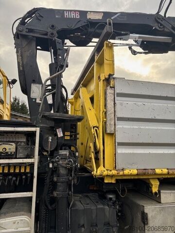 Тристоронній самоскид MAN 33.480 Kipper+HIAB 166-4