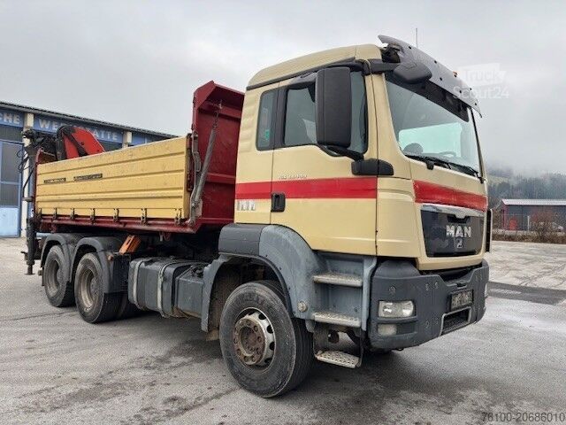 Three-way tipper truck MAN TGS 33.440 Kipper+PK 15002