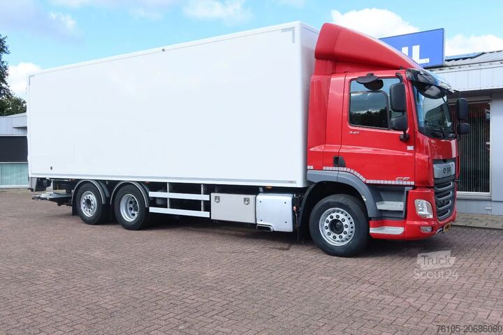 Koffer DAF CF 340 FAN 6X2 Bakwagen + Klep 2500 KG