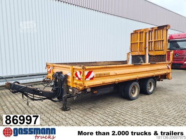 Driezijdige kipperaanhanger Müller-Mitteltal ETK-TA, hydr. Auffahrrampen