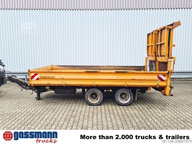 Driezijdige kipperaanhanger Müller-Mitteltal ETK-TA, hydr. Auffahrrampen