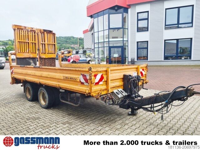 Driezijdige kipperaanhanger Müller-Mitteltal ETK-TA, hydr. Auffahrrampen