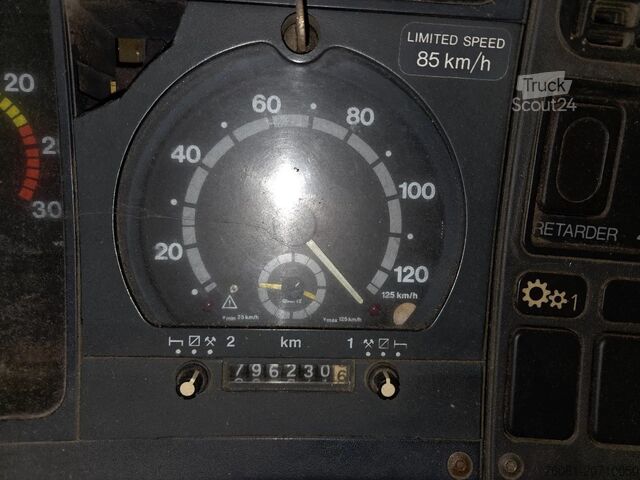 Chasis con cabina Scania R 143 6x4 full air suspension zeldzaam M chassis