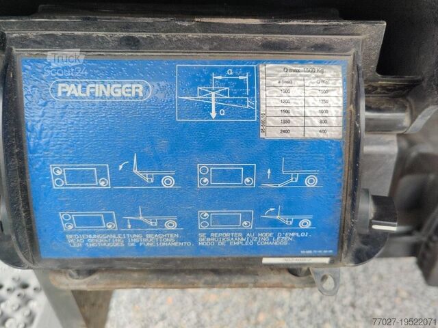 Yükleme platformu Mercedes-Benz Atego 1224 Euro6