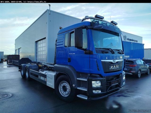 Контейнеровоз з гачком (рол-офф) MAN TGS 26.500 6x4 BL Unfall-Fahrzeug! Instandgesetz