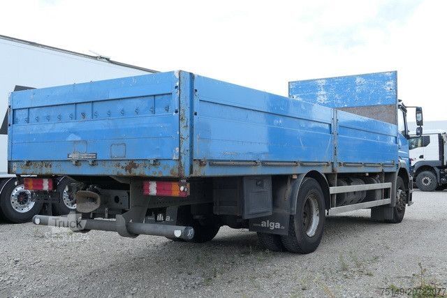Lastbil med flak MERCEDES-BENZ 1833 L Axor 4x2, 7.200mm lang, AHK, Gerüst,Klima