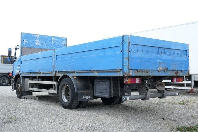 Lastbil med flak MERCEDES-BENZ 1833 L Axor 4x2, 7.200mm lang, AHK, Gerüst,Klima