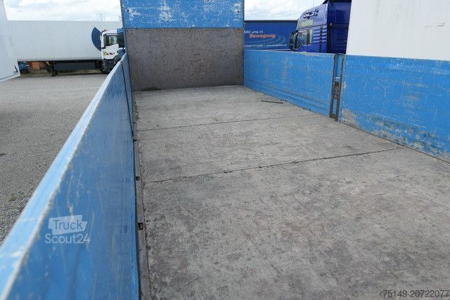 Lastbil med flak MERCEDES-BENZ 1833 L Axor 4x2, 7.200mm lang, AHK, Gerüst,Klima