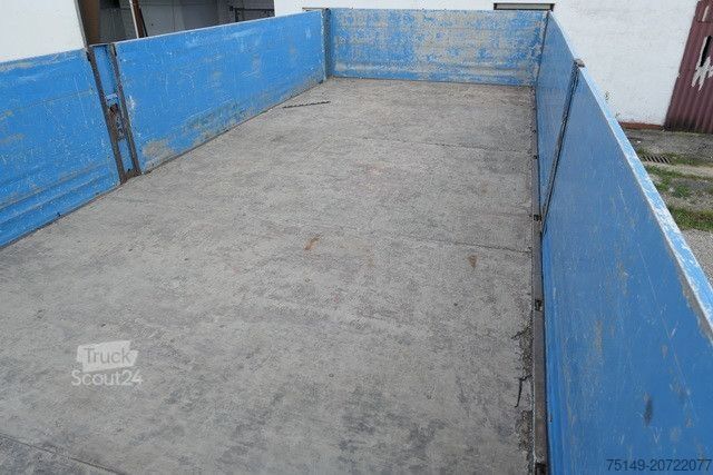 Lastbil med flak MERCEDES-BENZ 1833 L Axor 4x2, 7.200mm lang, AHK, Gerüst,Klima