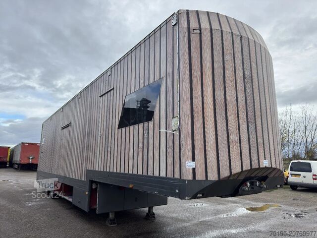 Fruehauf τροχόσπιτο - τρέιλερ αγώνων - μεταφορά αυτοκινήτων - τροχοκινούμενο Fruehauf Woon trailer - Race trailer - Car transport - C...