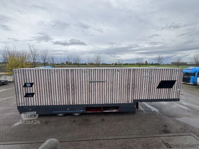 Fruehauf τροχόσπιτο - τρέιλερ αγώνων - μεταφορά αυτοκινήτων - τροχοκινούμενο Fruehauf Woon trailer - Race trailer - Car transport - C...