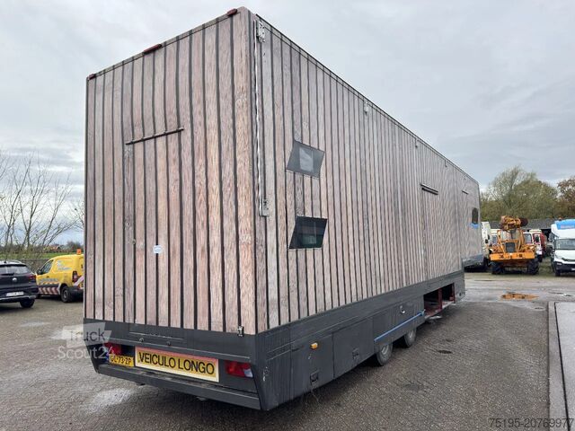 Fruehauf τροχόσπιτο - τρέιλερ αγώνων - μεταφορά αυτοκινήτων - τροχοκινούμενο Fruehauf Woon trailer - Race trailer - Car transport - C...