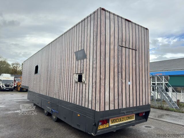 Fruehauf τροχόσπιτο - τρέιλερ αγώνων - μεταφορά αυτοκινήτων - τροχοκινούμενο Fruehauf Woon trailer - Race trailer - Car transport - C...