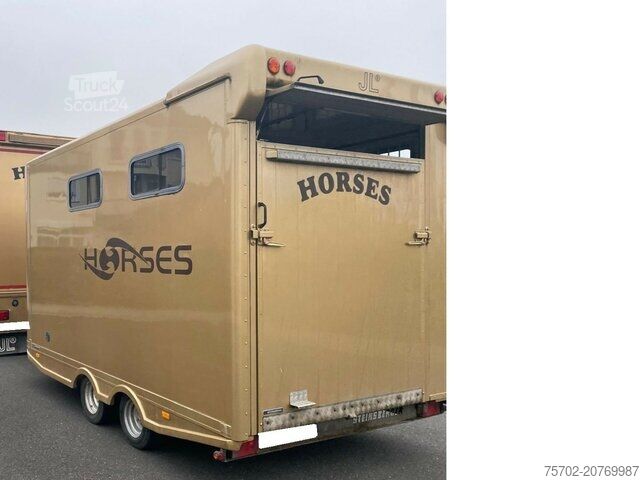 Livestock trailer Steinsberger 3-Pferdeanhänger mit Wohnung