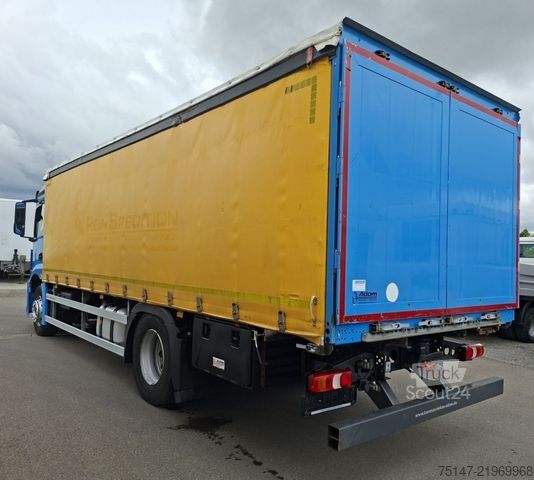Tovorno vozilo s ravno platformo in ponjavo MERCEDES-BENZ 1830 L Antos ACC Schiebeplane Edscha AHK Stahl