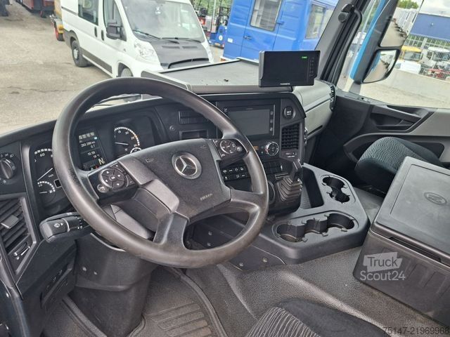 Tovorno vozilo s ravno platformo in ponjavo MERCEDES-BENZ 1830 L Antos ACC Schiebeplane Edscha AHK Stahl