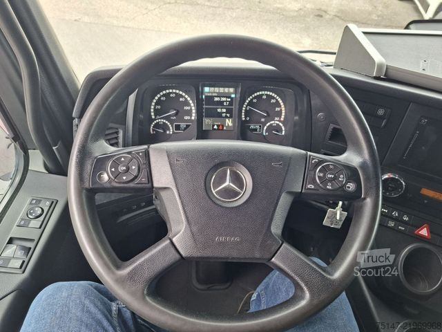 Tovorno vozilo s ravno platformo in ponjavo MERCEDES-BENZ 1830 L Antos ACC Schiebeplane Edscha AHK Stahl