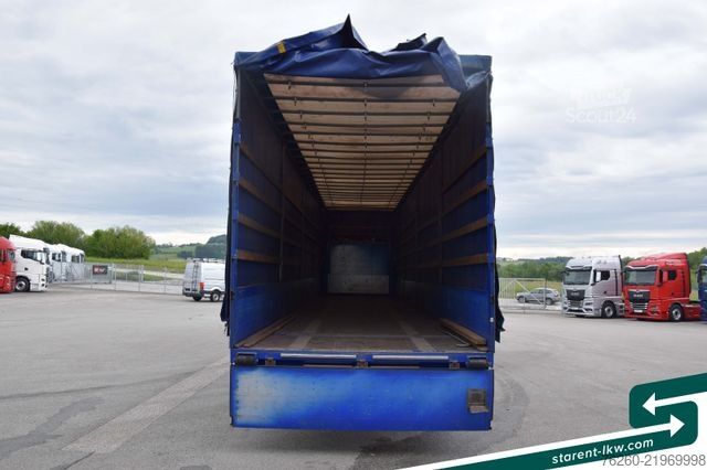 مقطورة نصفية مفتوحة مع قماش مشمع FLIEGL Hangler Megatrailer Schräglader Coil Bordwand