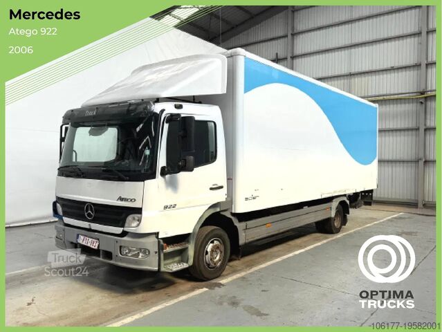 Resväska Mercedes-Benz Atego 922 DAUTEL LIFT / HAYON / BLATT-BLATT/LAM...