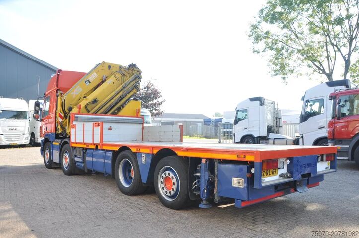 Tovornjak z žerjavom DAF CF 85.460 2012 EEV 8X2 HIAB 85Tm CRANE HANDGESC...