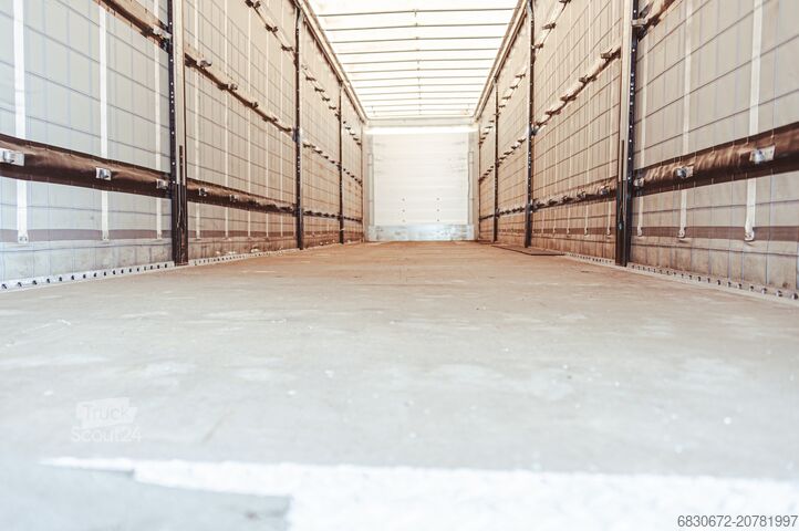 öppen semitrailer med kapell Schmitz Cargobull SCS 24/L - 13.62 EB PowerCurtain