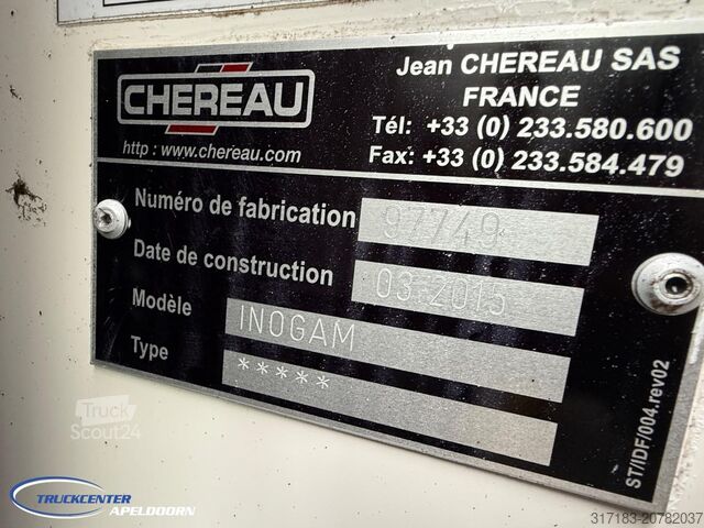 Koel-vriestransport Volvo FE 320 441000 km, Steering axle, Chereau, Carrier