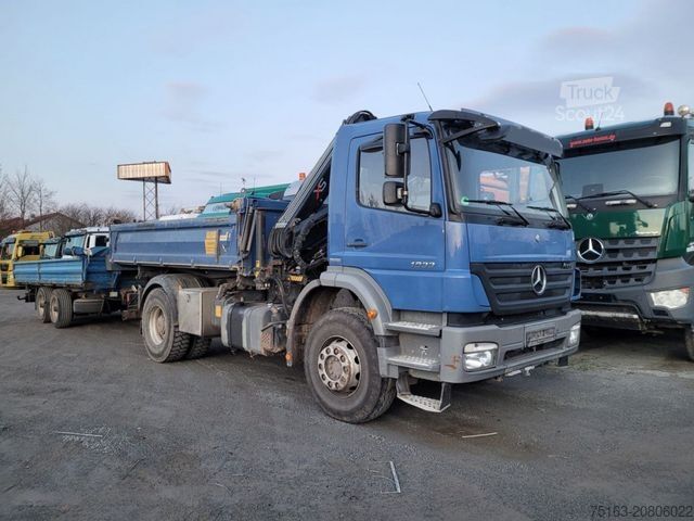 Tipvogn MERCEDES-BENZ Axor 1833 K 2-Achs Kipper Kran iferst