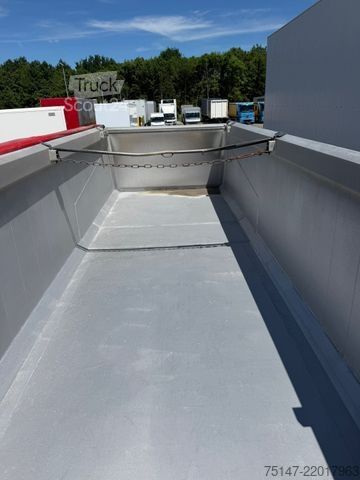 Savivartis puspriekabė FLIEGL 3-Achs Alu-Kippmulde Liftachse Rollplane 25 cbm