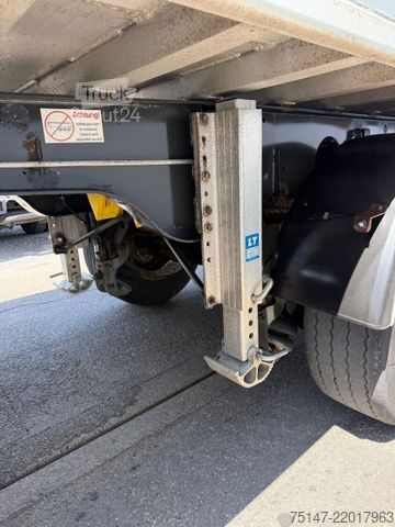 Savivartis puspriekabė FLIEGL 3-Achs Alu-Kippmulde Liftachse Rollplane 25 cbm