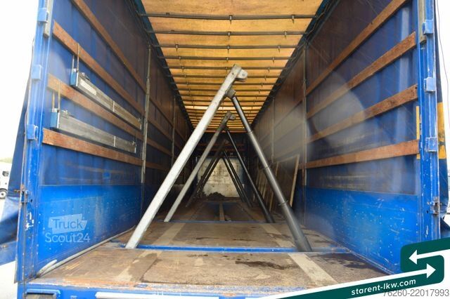 Semirimorchio con telone FLIEGL Hangler Megatrailer Schräglader Coil Bordwand