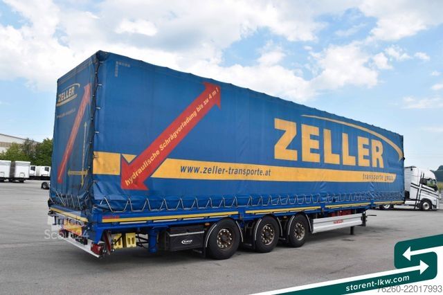 Semirimorchio con telone FLIEGL Hangler Megatrailer Schräglader Coil Bordwand